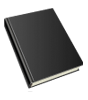 Diplomarbeit mit hochwertiger Hardcover-Bindung, 110-seitig<br>Umschlag schwarz